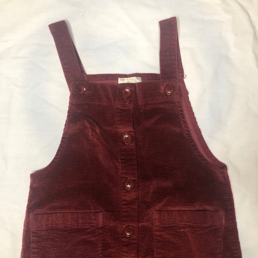 Burgundy Girls jumper dress